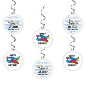 Aeroplane DanglerWall Hanging Birthday Decoration