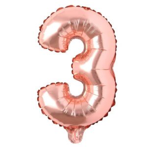 40 inch Letter Rose Gold Alphabet Number Balloon