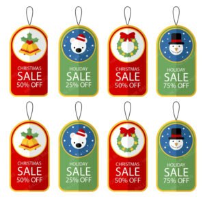 Merry Christmas Dangler Bunting- for show rooms outlets