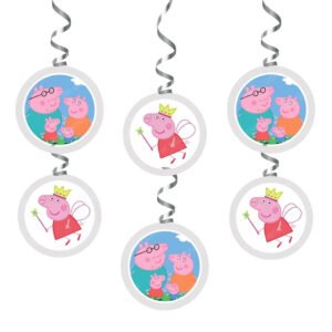 Peppa Pig Dangler Wall Hanging Birthday Decoration