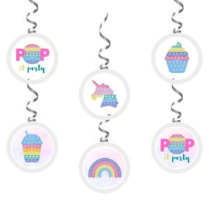 Pop It Dangler Wall Hanging Birthday Decoration