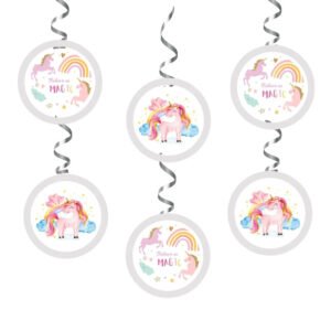 Unicorn DanglerWall Hanging Birthday Decoration