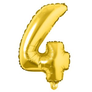 Balloon Gold Number 4