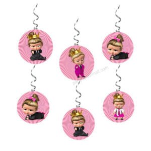 Boss Baby Girl Theme Hanging Danglers