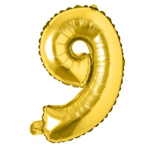 Foil Balloon 40' Inch Number 9 Pack