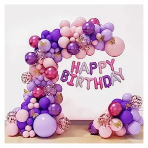 Butterfly Theme Happy Birthday Party Decoration Items