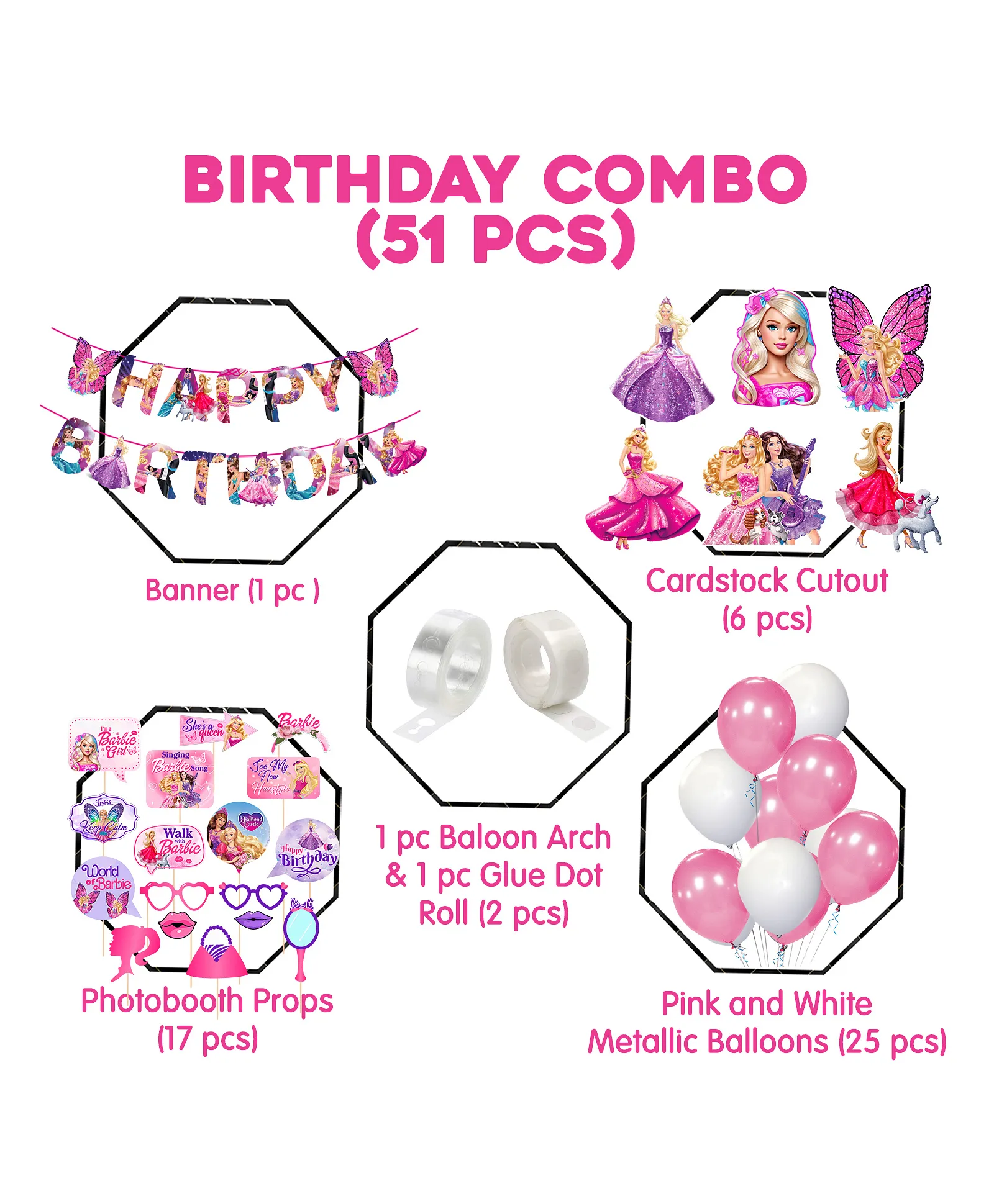 Barbie Princess Birthday Decorations - Image 4