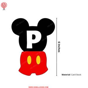 Happy Birthday Banner - Mickey Mouse