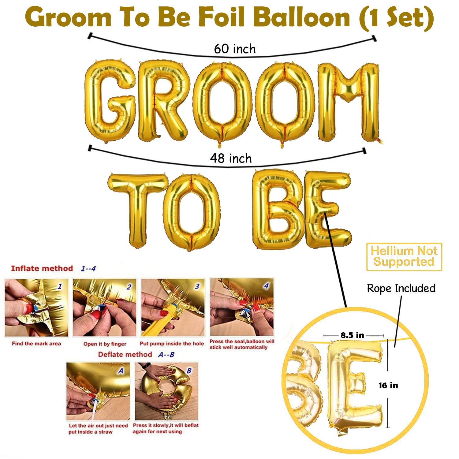 Party Propz Groom to Be Decoration Set - Image 3