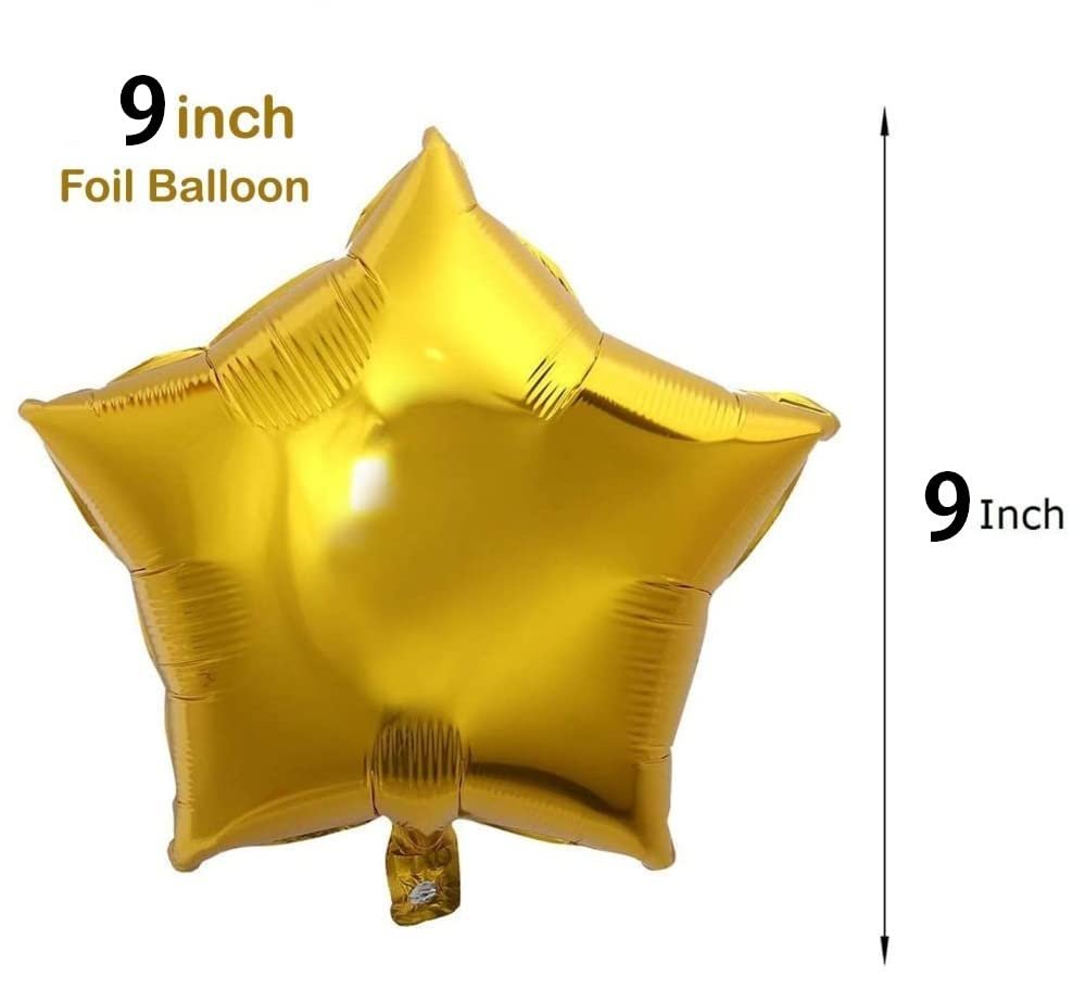 HK balloons Pack Of 34 Pcs Happy Birthday Banner Decoration Kit Set With Metallic Balloons (Black Gold Birthday Decoration With Led - Pack Of 62) - Image 2