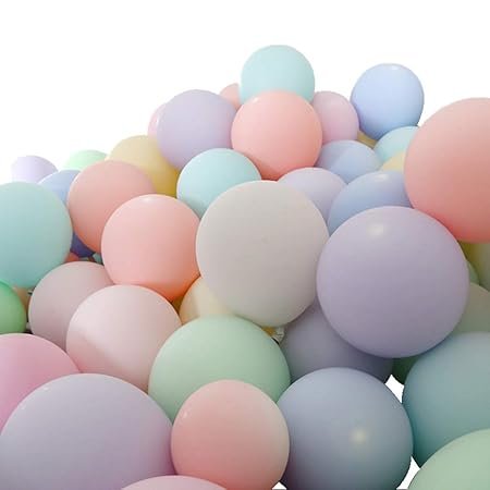 HK balloons Rubber Pack Of 50 Pastel Colour Balloons For Birthday Decoration Baby Shower Anniversary Wedding Decorations Balloons Pastel Themed Decoration Items Kit - Image 5