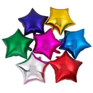 Partyballoons HK 10pcs/lot Star Shape Foil Mylar Helium Ballon 18" Balloon...