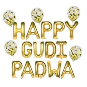 Happy Gudi Padwa Foil Balloons