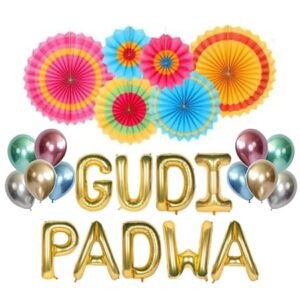 Happy Gudi Padwa Foil Balloons