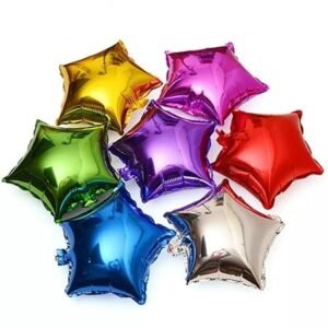 Balloons For Birthday Decorations Multicolor Star Shape Pack Of 10 Pcs Small