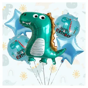 Dinosaur Themed Balloon Multicolour