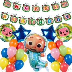 Cocomelon Theme Birthday Decoration