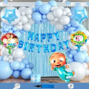 Cocomelon Theme Birthday Decoration