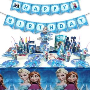 Frozen Theme Happy Birthday Banner/ Frozen
