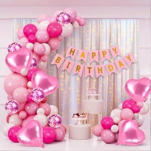Latex,Foil,Cardstock,Nylon Birthday Decoration Items For Girls