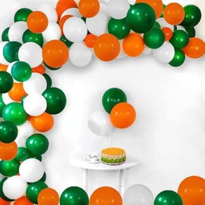 Happy Republic Day - 52pcs Tricolour Balloons