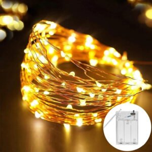HK balloons LED String Mini Battery Powered Copper Wire Starry Battery Operated...