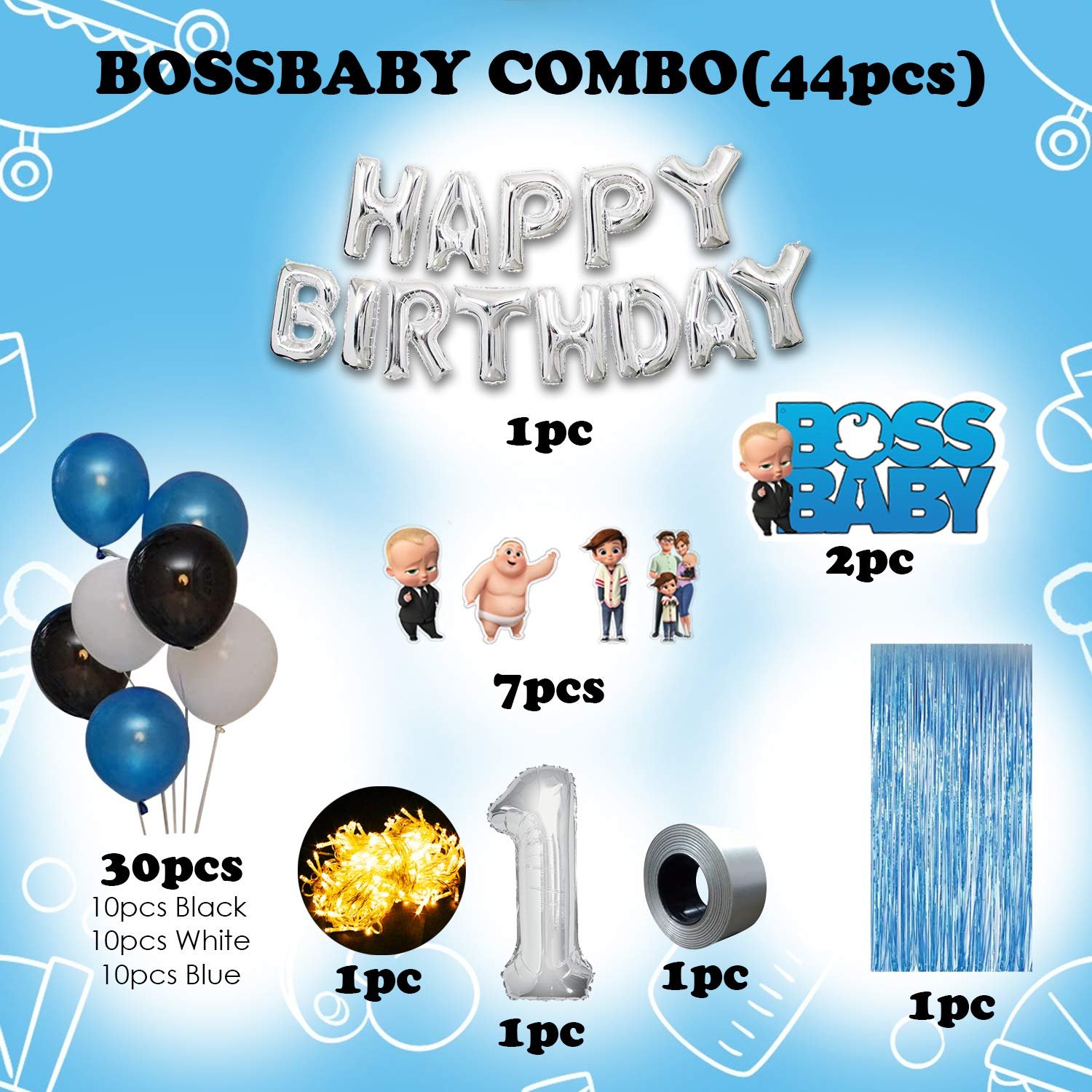 Party Propz Boss Baby Theme Decorations - Image 2