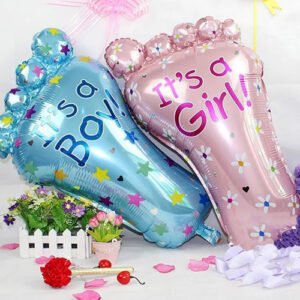 Clastik Baby Shower Foot Aluminum Foil Balloons