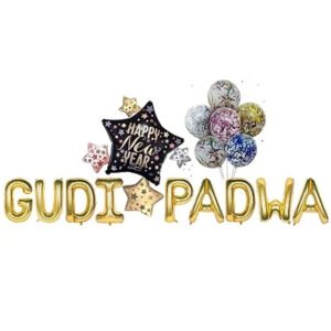 Happy Gudi Padwa Foil Balloons