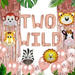 Jungle Theme 2Nd Birthday Decorations For Girls