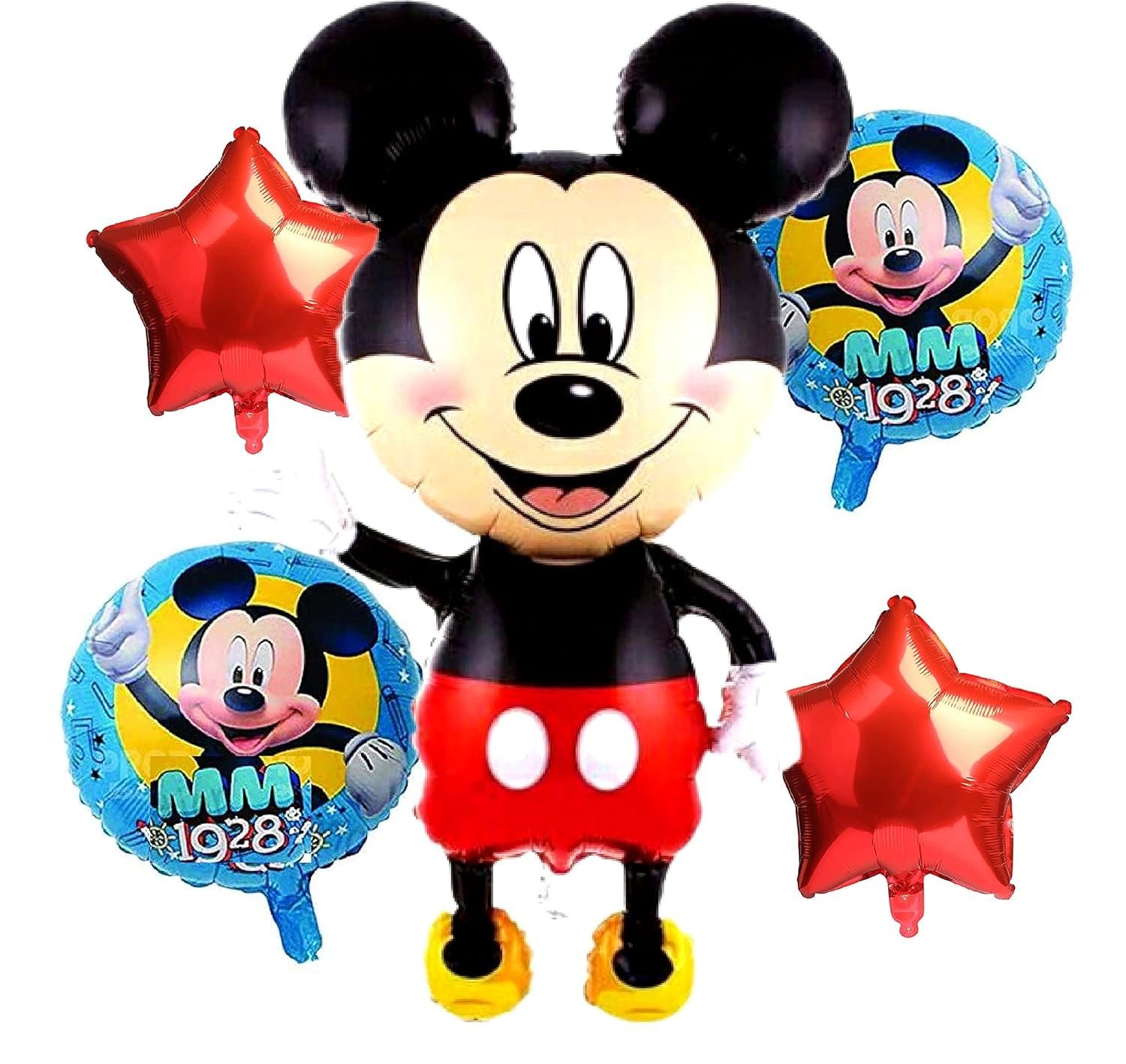 Mickey Mouse Birthday Decoration Theme Party Balloon Bouquet for Boys, Girls... - Image 2