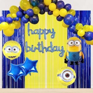 pecialYou Minion theme happy birthday decoration items kit for boy/girl...