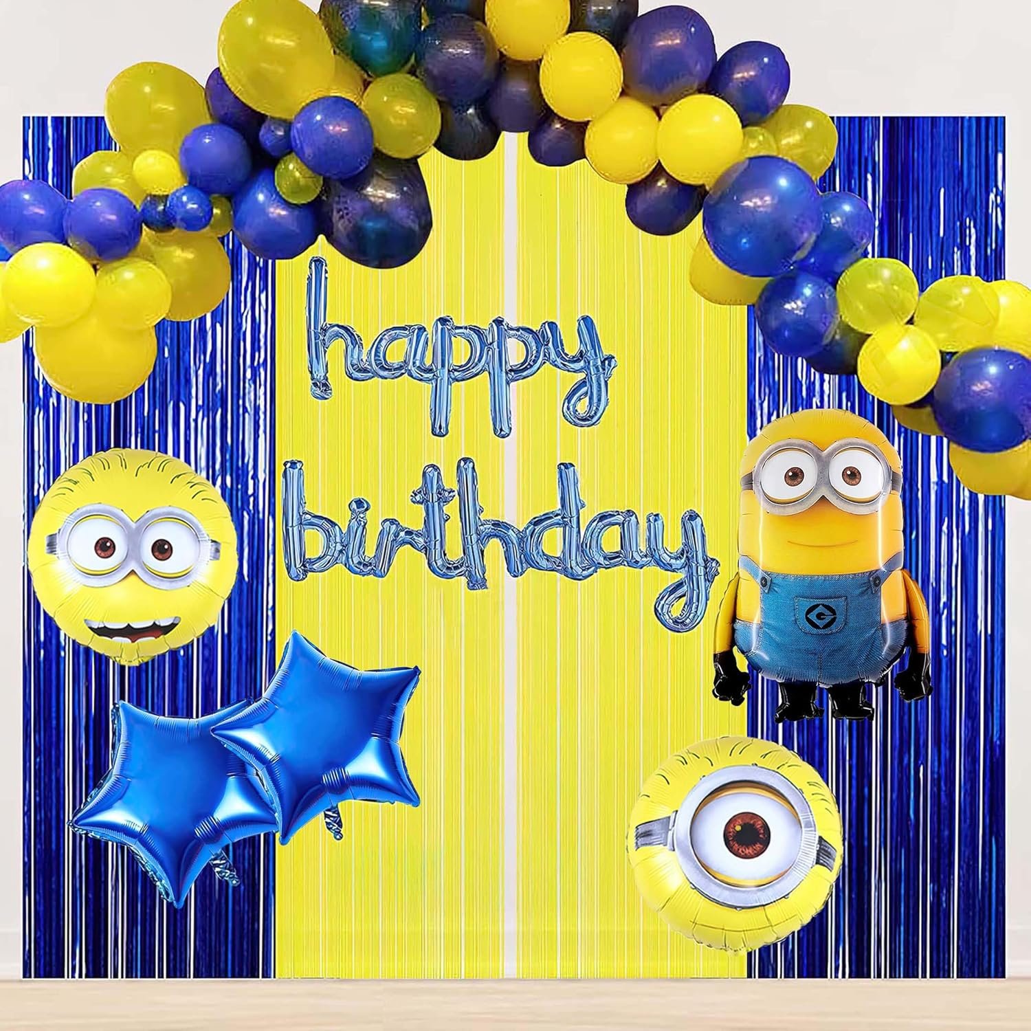 pecialYou Minion theme happy birthday decoration items kit for boy/girl...
