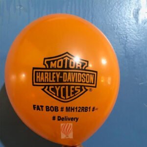 Motor Cycles Logo Balloon