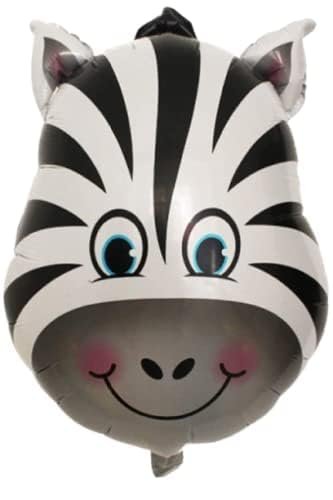 HK balloons 63 Pcs Jungle Theme Birthday Decoration Items For Boys Forest Theme Animal Face Foil, Chrome Balloons For Theme Birthday Party Decorations - Image 2