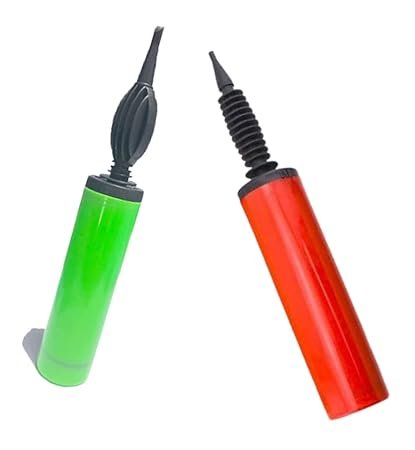 HK Balloons Double Action Hand Balloon Pump - 2 Piece Air Balloon Pump