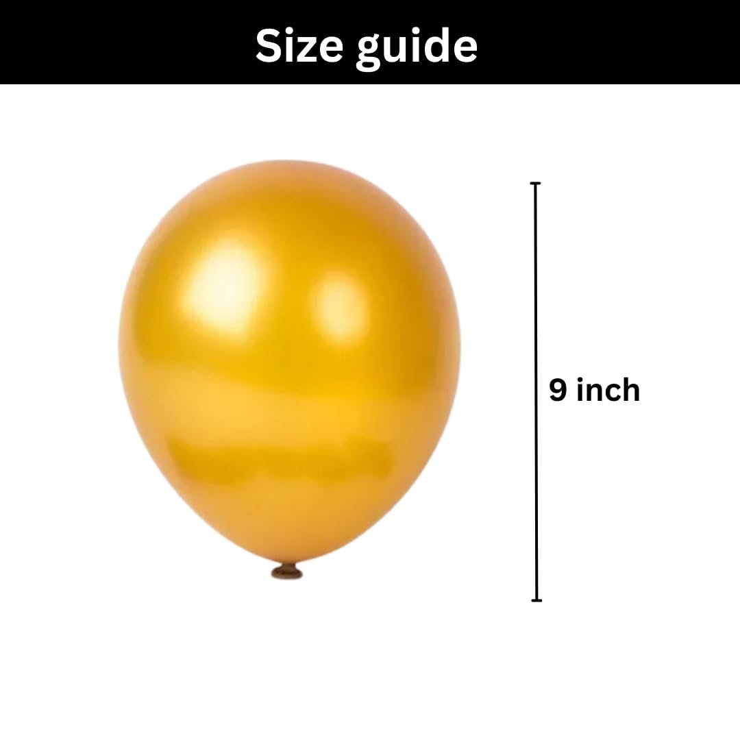 HK balloons Pack Of 30 Milestone 21St Birthday Printed Rubber Balloons For Birthday Decorations| Black Gold - Image 4