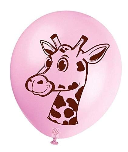 HK balloons Rubber 30Pcs Jungle Theme Balloons For Animal Theme Birthday Party Supplies Multi Color Assorted Jungle Balloons Animal Print Balloons Birthday Theme Multicolor - Image 4