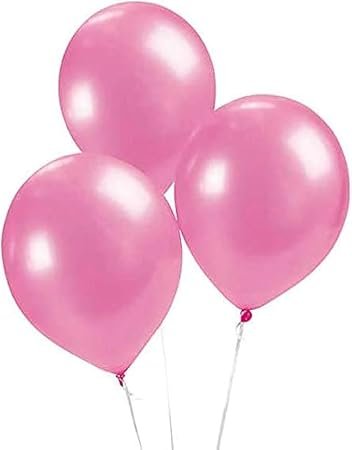 HK Balloons HK balloons 50Pcs Pink Latex Balloons Premium Helium Balloons for Birthday Wedding Valentine Engagement Anniversary Christmas Festival Baby Shower Party Decorations Balloons - Image 2