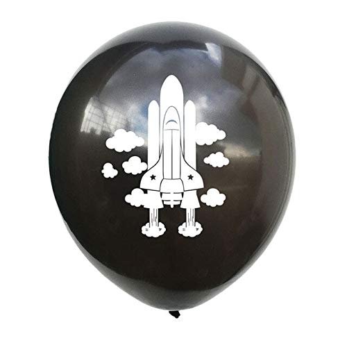 HK Balloons Pack of 30Pcs Space Planet Astronauts Theme Party Decoration Balloons For Metallic Rocket Astronaut Planet Balloon for Girls Boy Kids Space Birthday Party Decor Balloons - Image 3