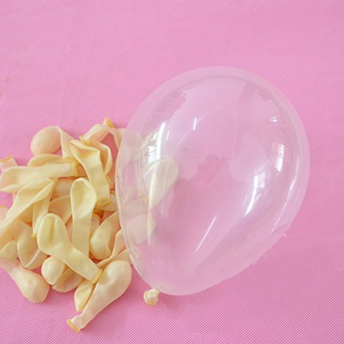 HK balloons® Crystal Clear Balloons(Pack of 35) Birthday Balloons for Decoration - Image 2