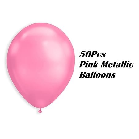 HK Balloons HK balloons 50Pcs Pink Latex Balloons Premium Helium Balloons for Birthday Wedding Valentine Engagement Anniversary Christmas Festival Baby Shower Party Decorations Balloons - Image 3