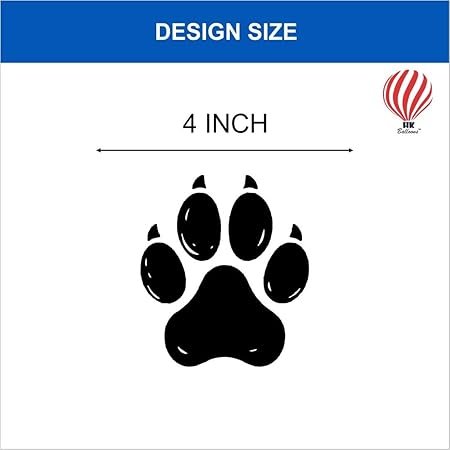 HK Balloons 50Pcs Paw Printed Balloons Dog Paw Latex Balloons with Blue Confetti Balloons puppy Birthday Baby Shower Celebration Party Decoration - Image 3