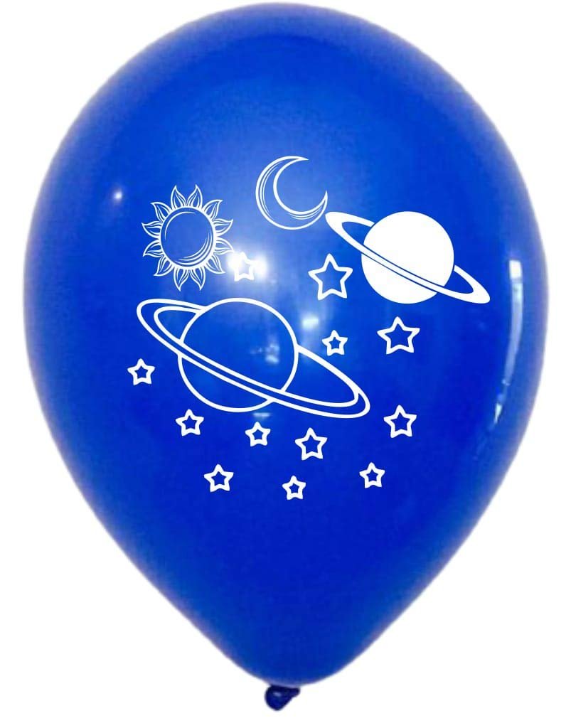 HK Balloons Pack of 30Pcs Space Planet Astronauts Theme Party Decoration Balloons For Metallic Rocket Astronaut Planet Balloon for Girls Boy Kids Space Birthday Party Decor Balloons - Image 4