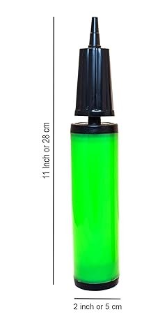 HK Balloons Double Action Hand Balloon Pump - 2 Piece Air Balloon Pump - Image 5