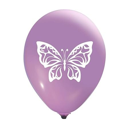HK Balloons Rubber Butterfly Printed Pack of 30 - Party Animal Birthday Sky Nature Themed for Parties or Any Other Event - Image 2