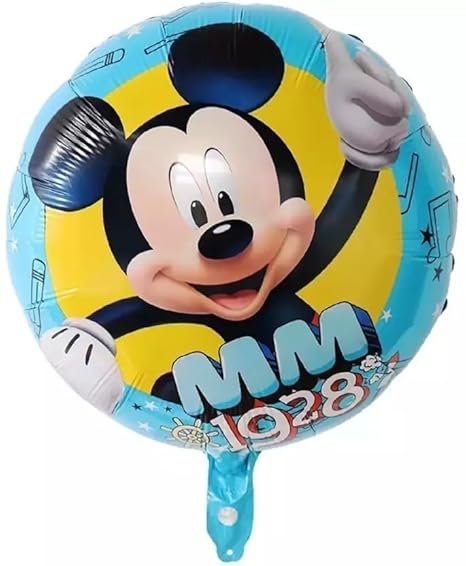 HK Balloons Mickey Mouse Foil Set 5Pcs birthday decoration set with Mickey Mouse themed Foil balloons & for kids birthday decorations - Image 2