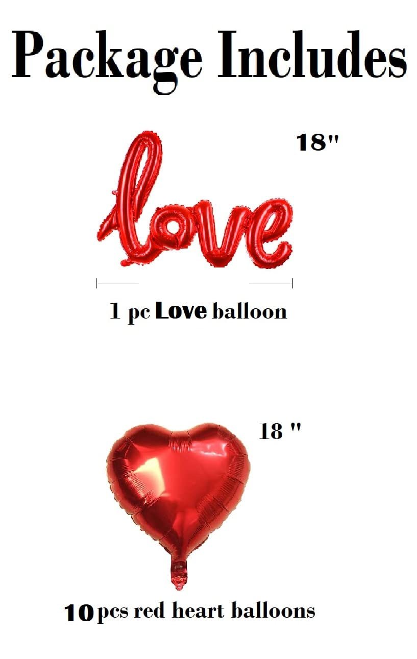 PERFECT VALENTINE DECORATIONS - Her heart will skip a beat when she-sees-this Canopy Of Balloons Attach Dangling Ribbon To Inflated Foil Heart Balloons And Let Them Float To The Ceiling Greet Her wi - Image 2