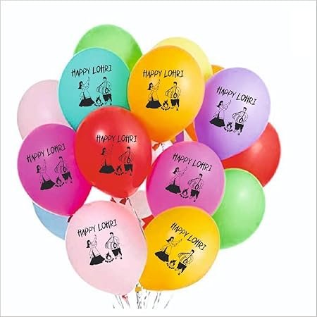 Happy Lohri Custom Balloons