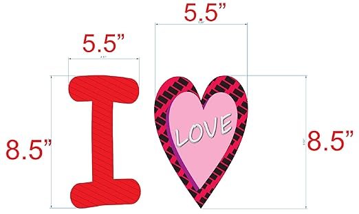 HK balloons Happy Birthday Banner Decoration For Boys, Girls, Boyfriend, Girlfriend, (I Love You)|Red - Image 2